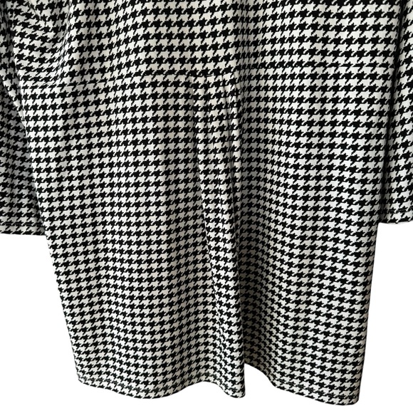 J Jill Wearever Collection Petites Houndstooth Open Front Cardigan Sweater PS SP - Picture 4 of 6